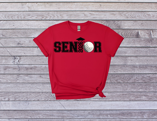 Senior Golf 2026 Shirt I Graduation Tee for High School Golfers Senior Golf 2026 Shirt I Graduation Tee for High School Golfers