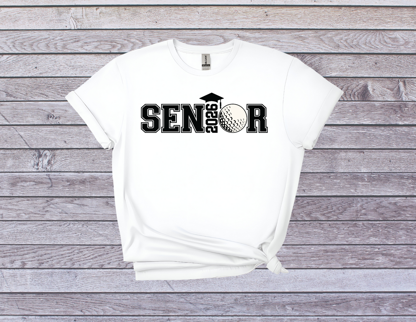 Senior Golf 2026 Shirt I Graduation Tee for High School Golfers