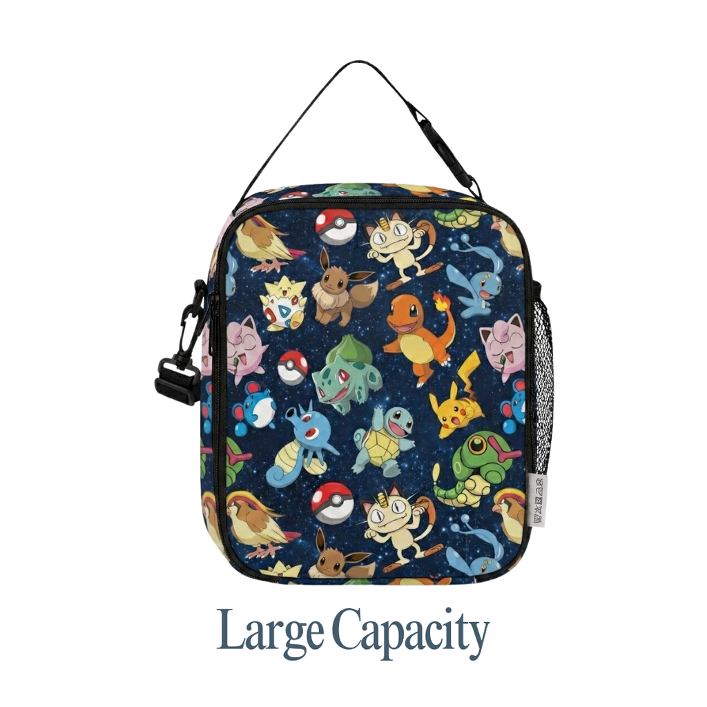 Personalized Pokémon Galaxy Backpack Set for Kids – 3-Piece School Bag Set