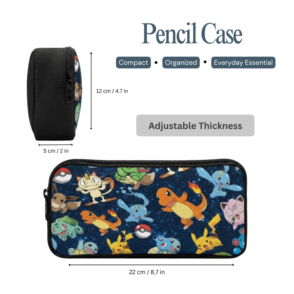 Personalized Pokémon Galaxy Backpack Set for Kids – 3-Piece School Bag Set