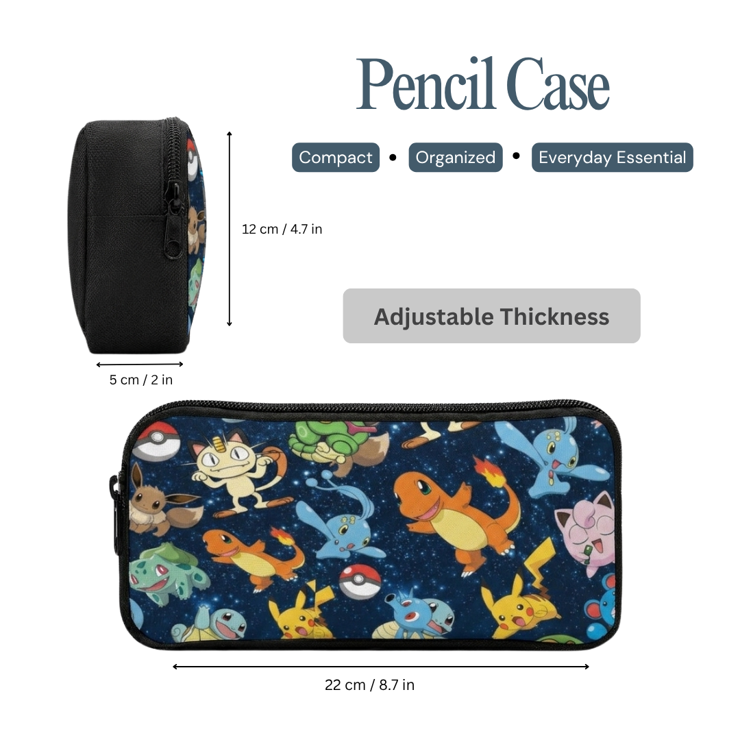 Personalized Pokémon Galaxy Backpack Set for Kids – 3-Piece School Bag Set