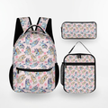 Personalized Pink Bluey Backpack Set for Kids – 3-Piece School Bag Set