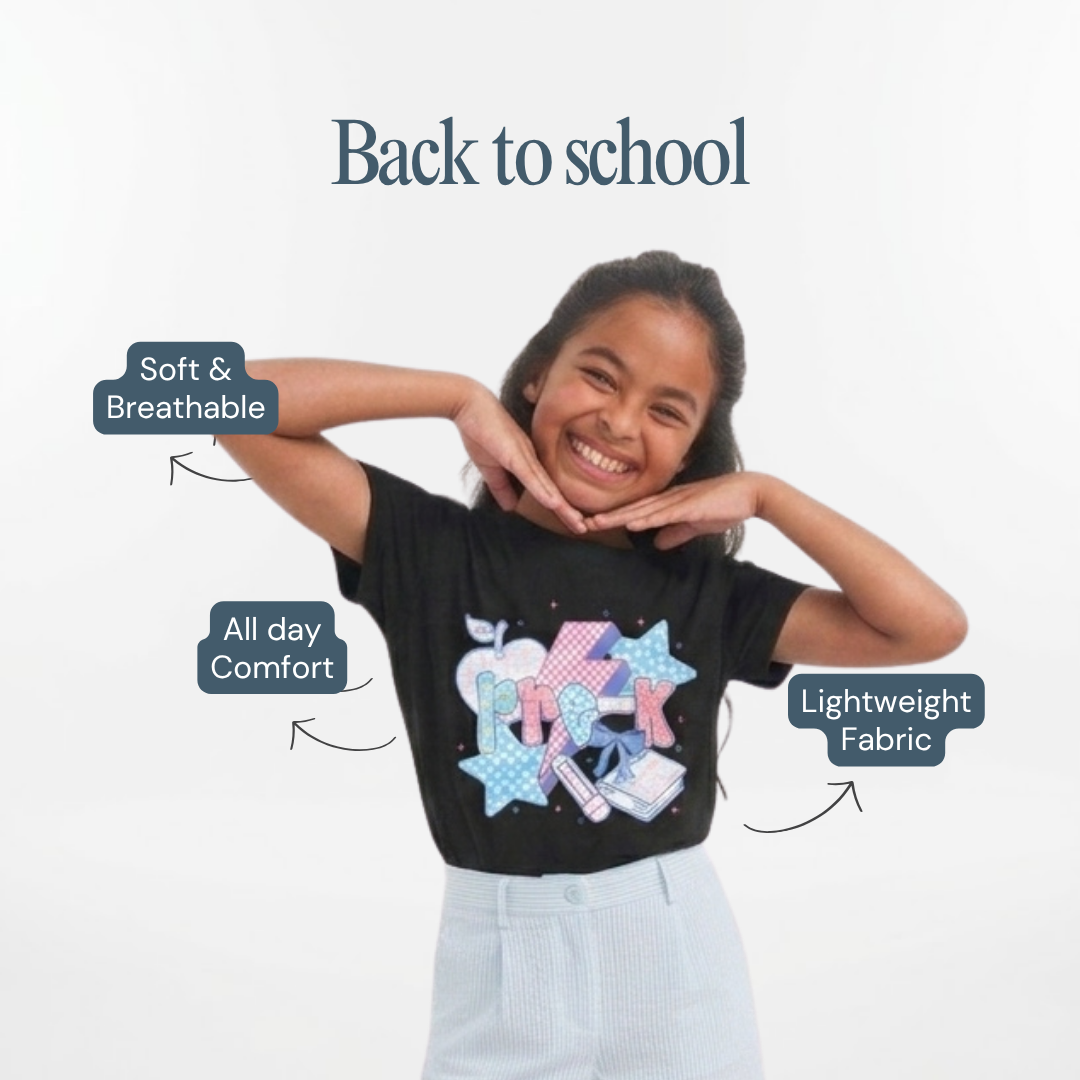 Personalized Pre-K Back to School Shirt – Preppy Preschool Kids T-Shirt