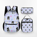 Personalized Sanrio Badtz Maru Backpack Set for Kids – 3-Piece Sanrio School Bag Set