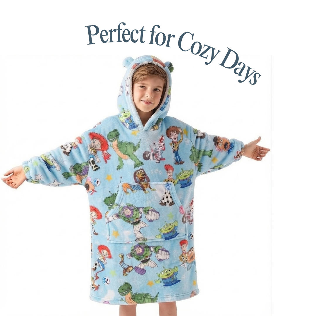 Custom Toy Story Blanket Hoodie – Personalized Wearable Fleece Snuggie