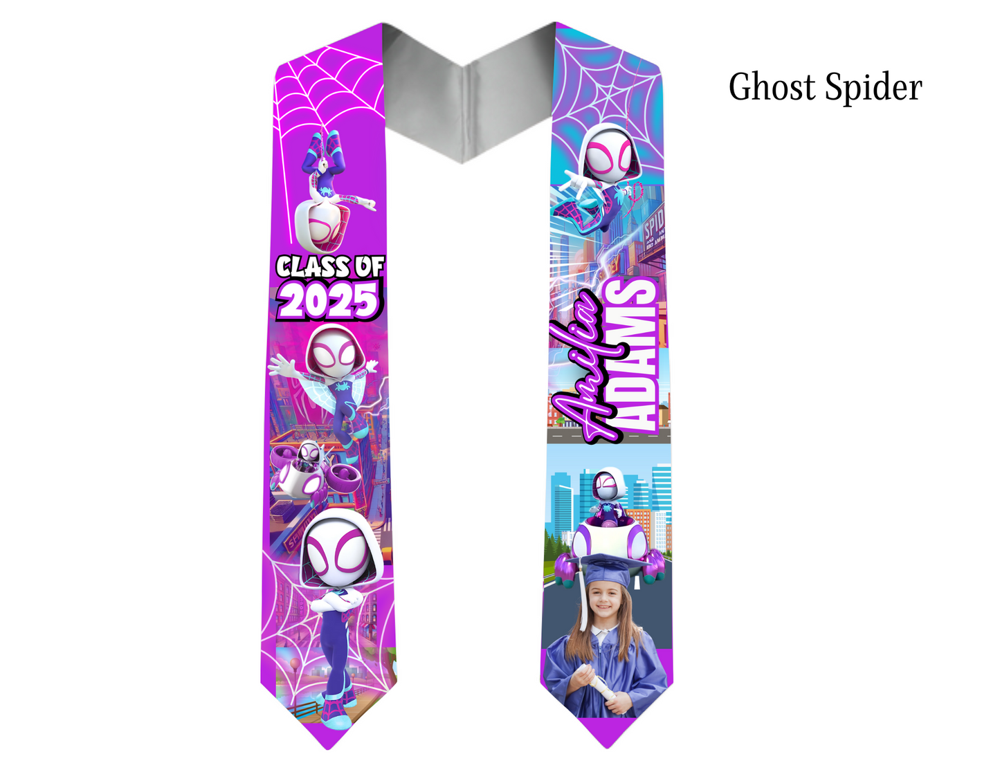 Personalized Graduation Stole - Custom Theme Grad Stole for Class of 2026