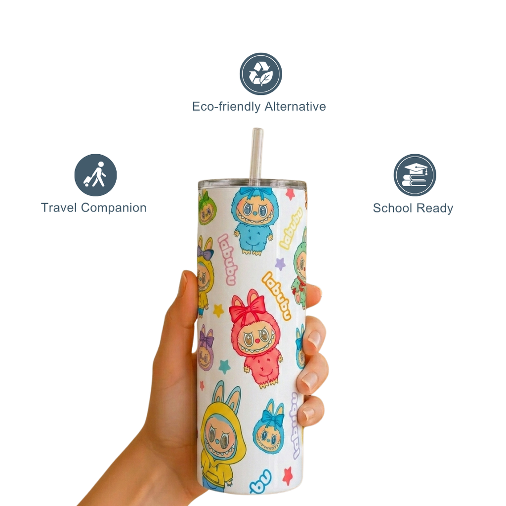Labubu Kids Stainless Steel Tumbler – 20 oz Insulated