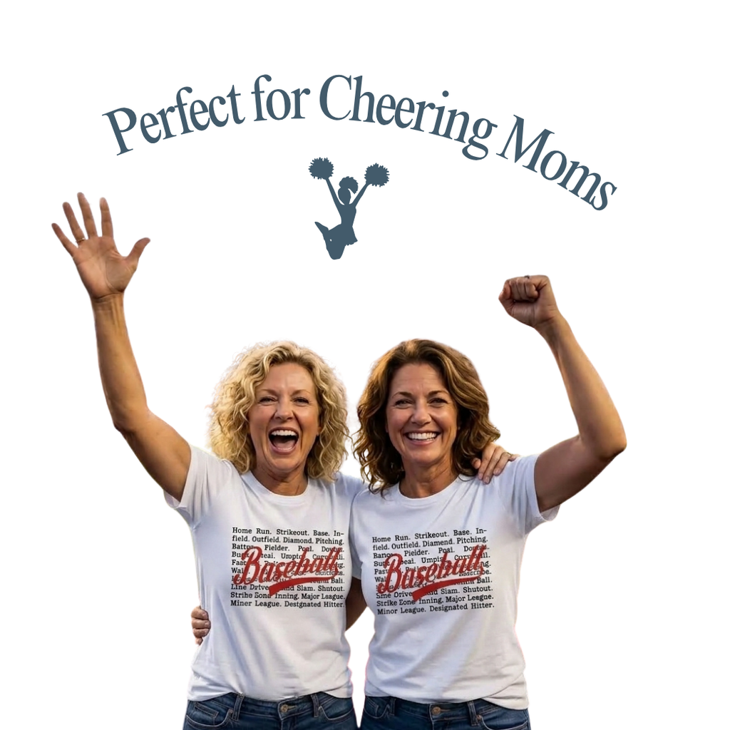 Personalized Baseball Word Art Shirt – Custom Cotton Shirt for Players & Team
