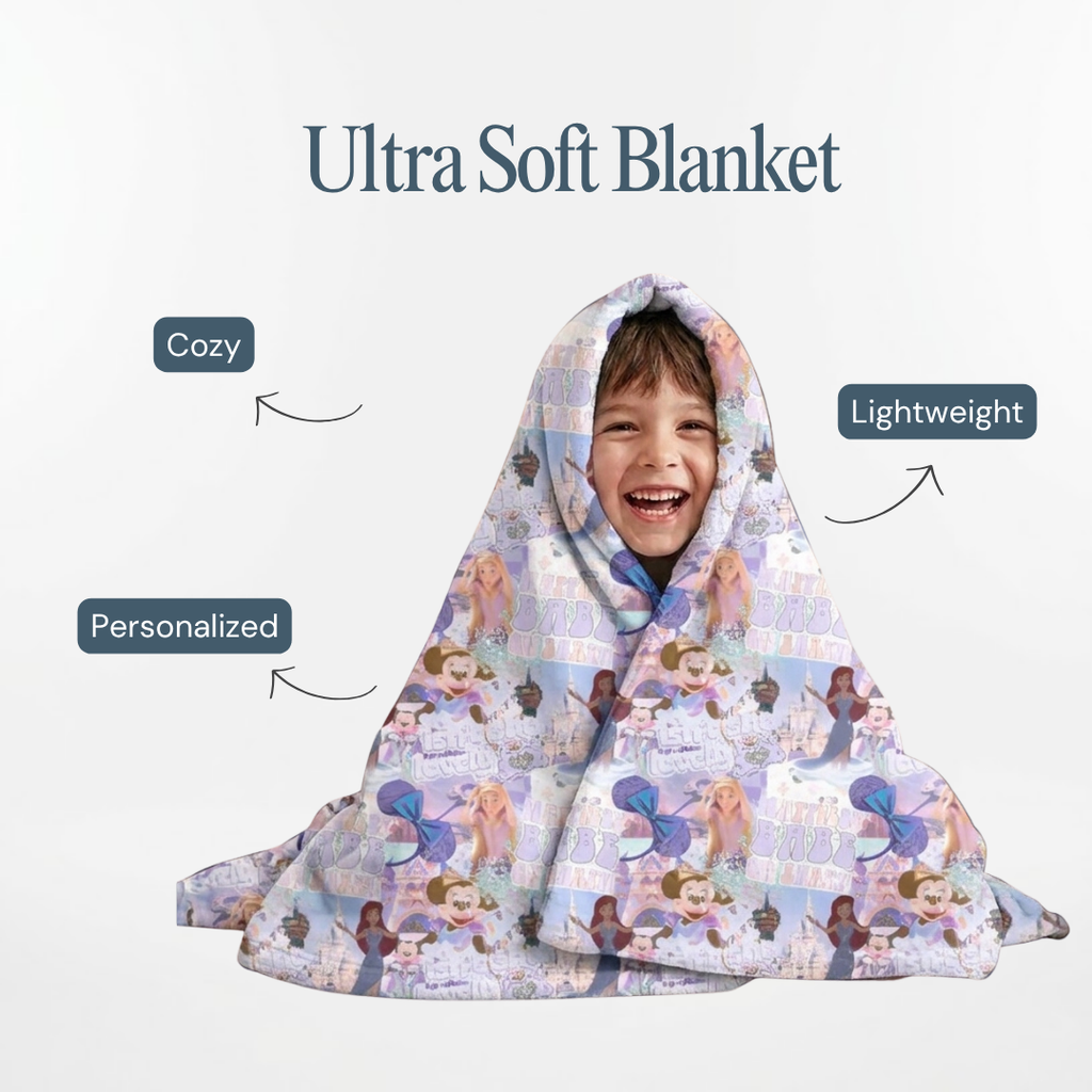 Personalized Tangled Character Blanket – Ultra-Soft Fleece 60x80