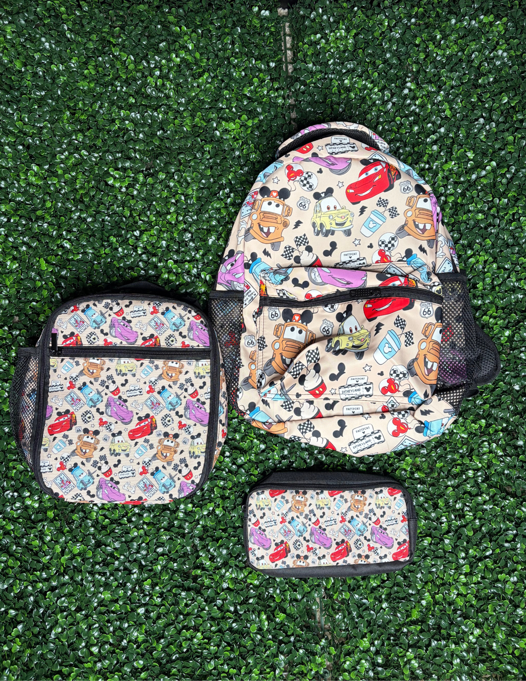 3 in 1 Backpack Set - Backpack, Lunch Bag & Pencil Pouch Bundle I Back to School