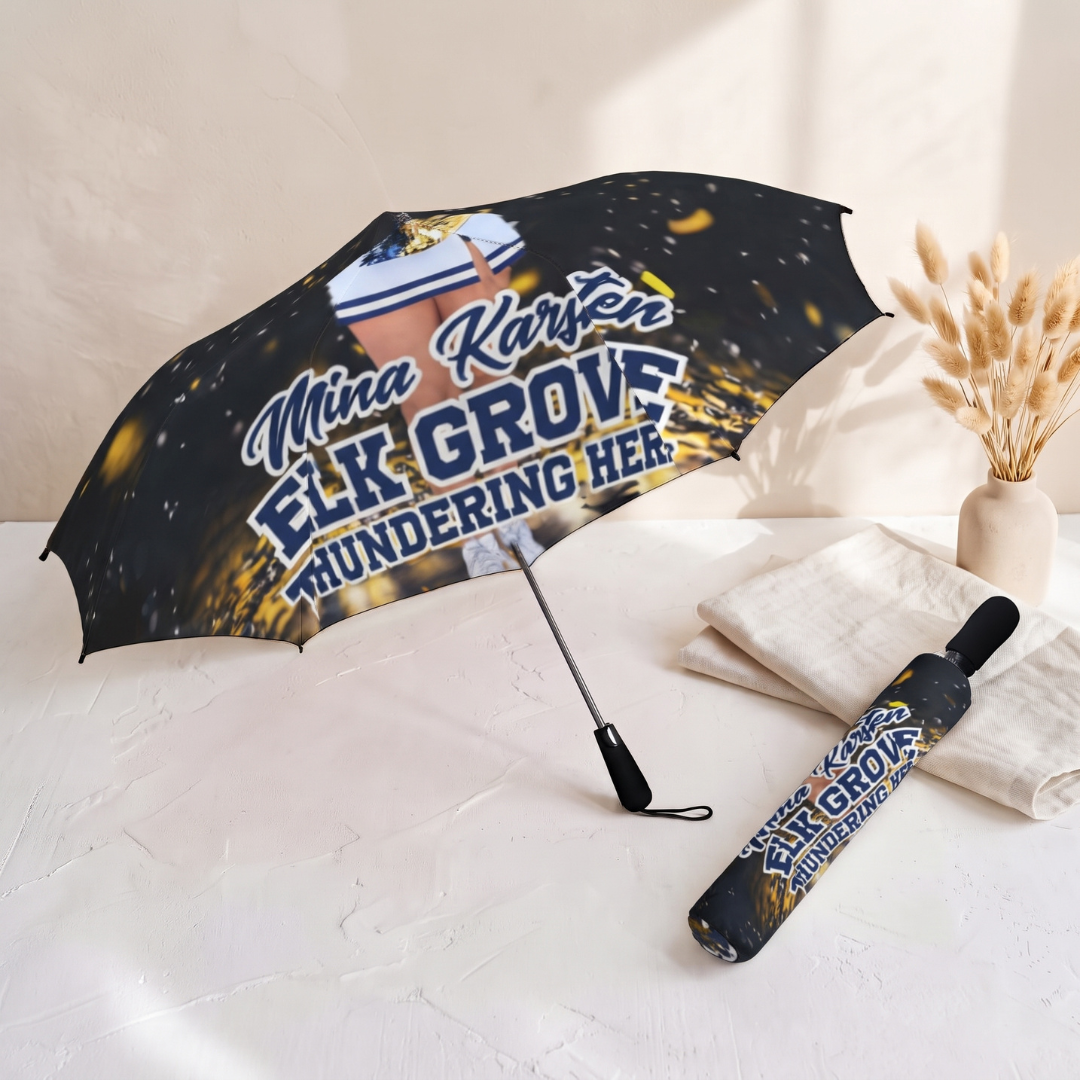 Custom Cheerleading Umbrella – Personalized Photo Foldable Umbrella