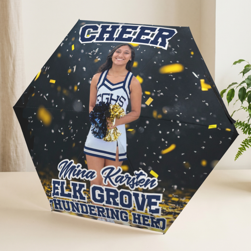 Custom Cheerleading Umbrella – Personalized Photo Foldable Umbrella