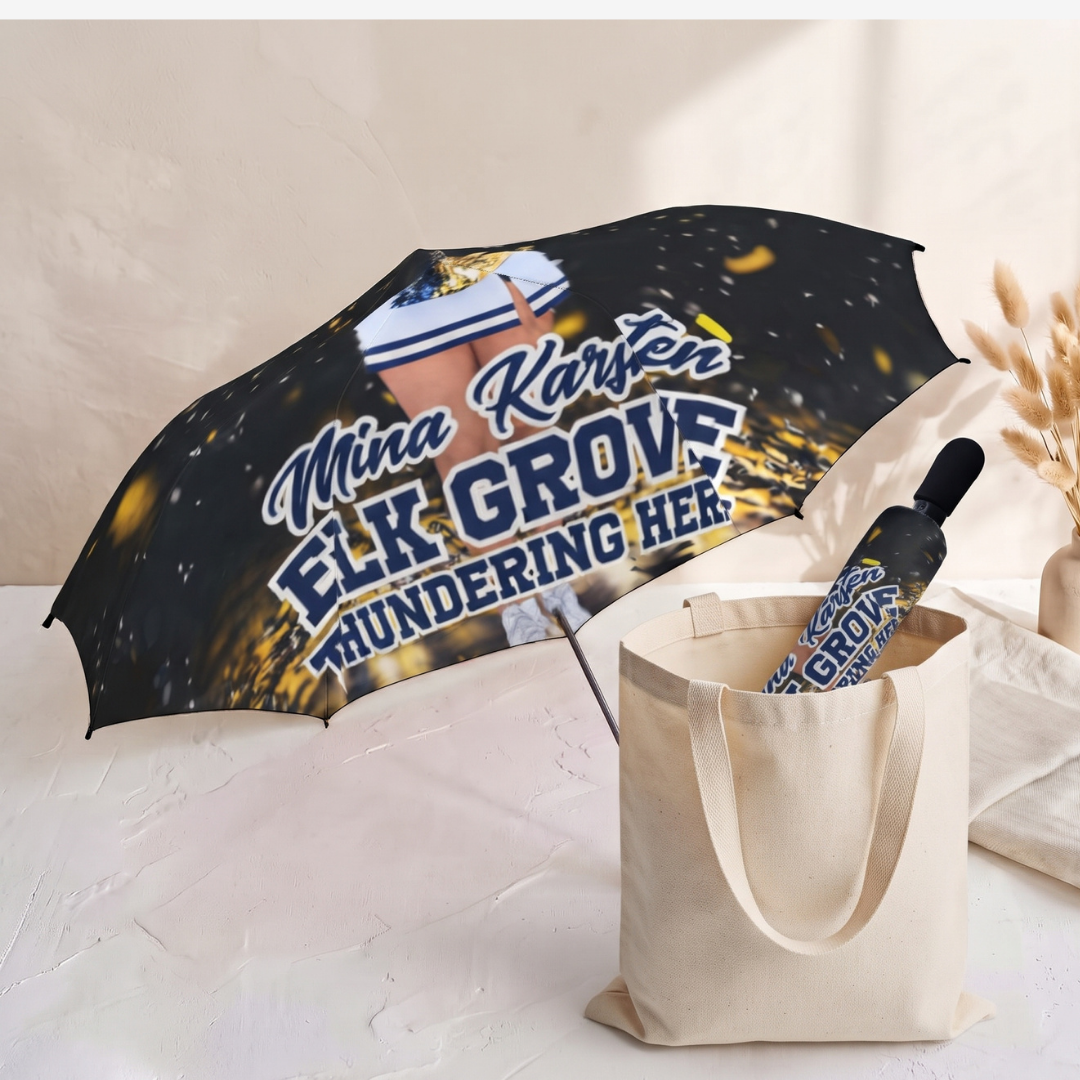 Custom Cheerleading Umbrella – Personalized Photo Foldable Umbrella