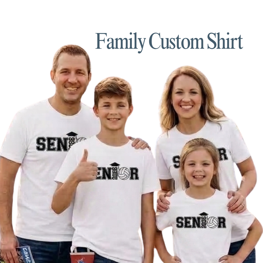 Personalized Senior Volleyball 2026 Shirt – High School Graduation Tee