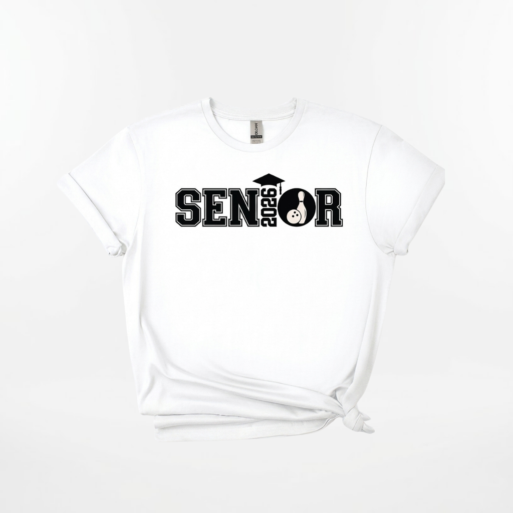 Personalized Senior Bowling 2026 Shirt – High School Graduation Tee