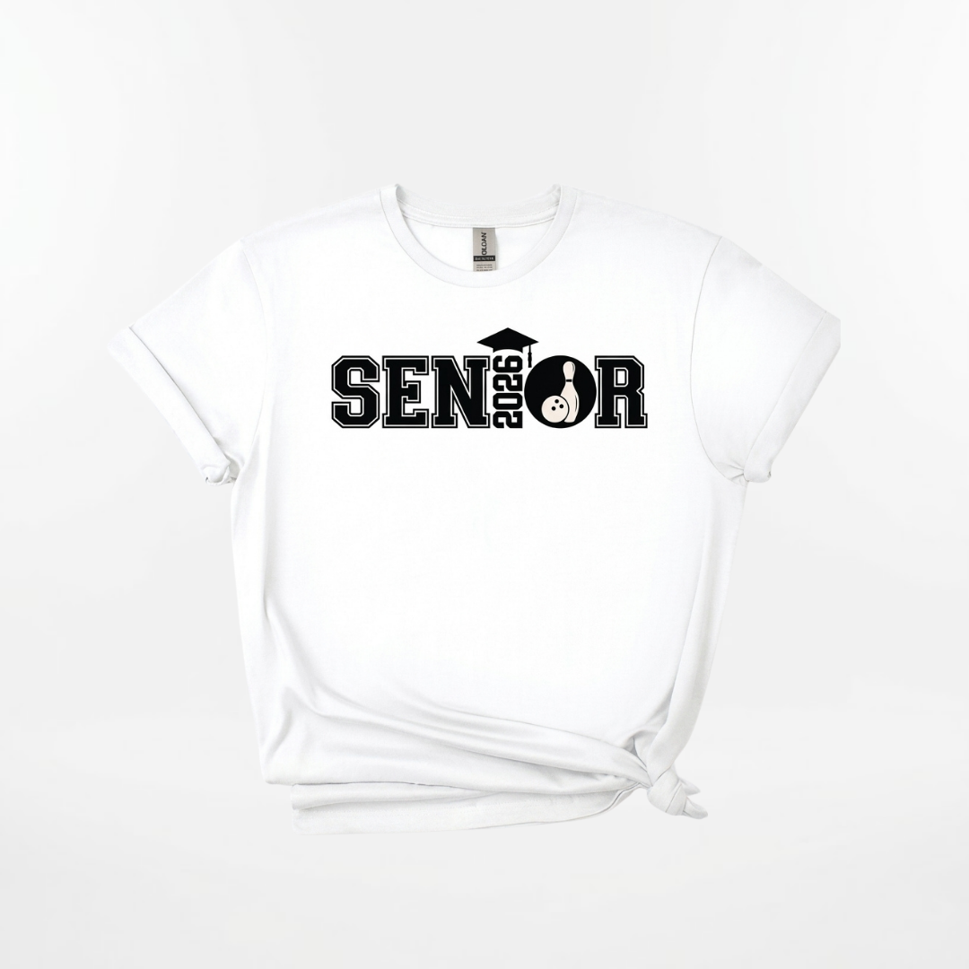 Personalized Senior Bowling 2026 Shirt – High School Graduation Tee