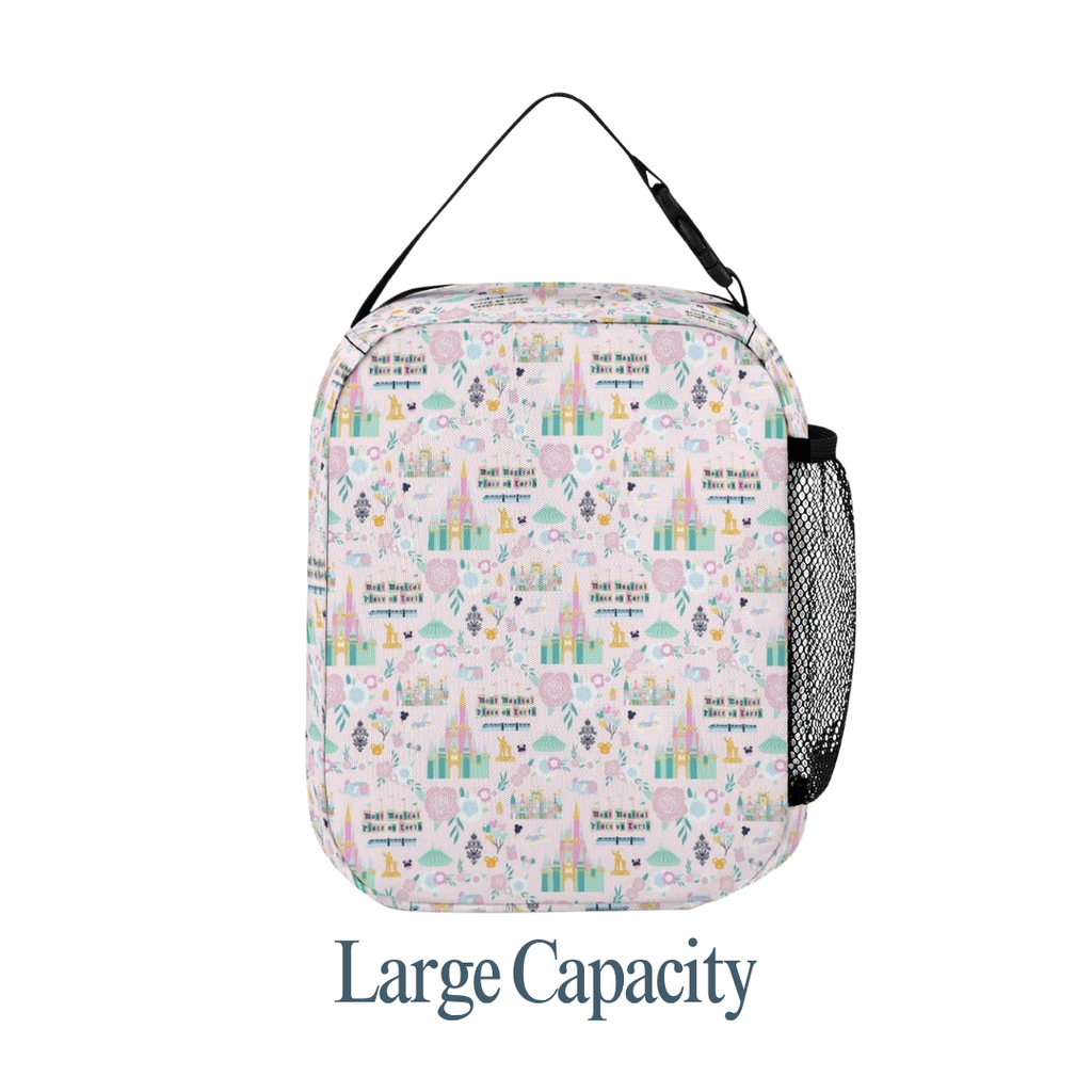 Personalized Disney Castle Backpack Set for Kids – 3-Piece School Bag Set