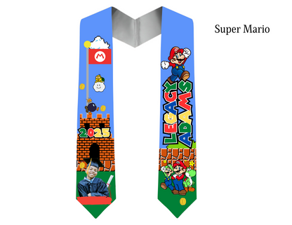 Personalized Graduation Stole - Custom Theme Grad Stole for Class of 2026