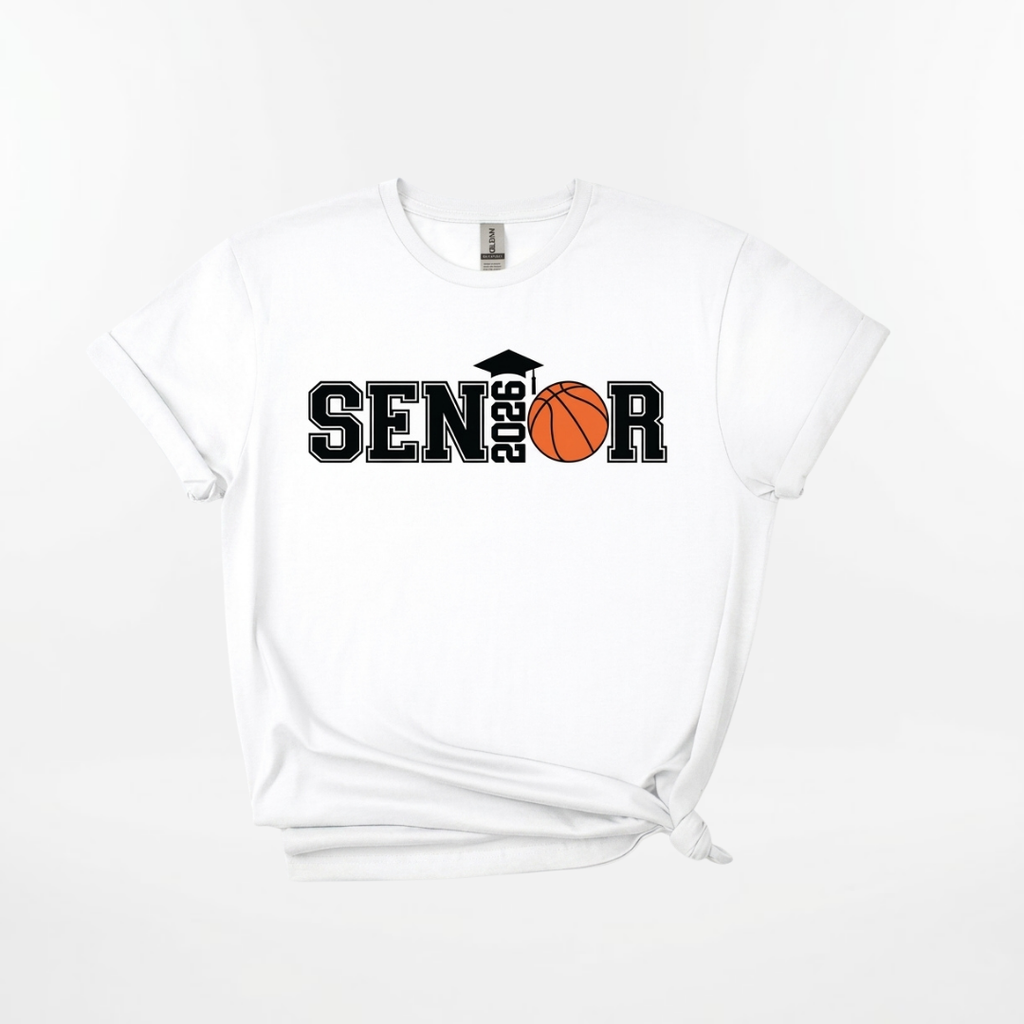 Personalized Senior Basketball 2026 Shirt – High School Graduation Tee