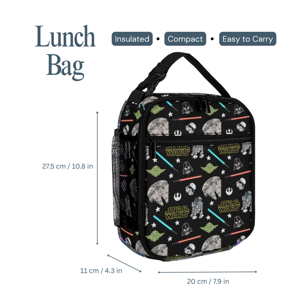 Personalized Star Wars Backpack Set for Kids – 3-Piece School Bag Set
