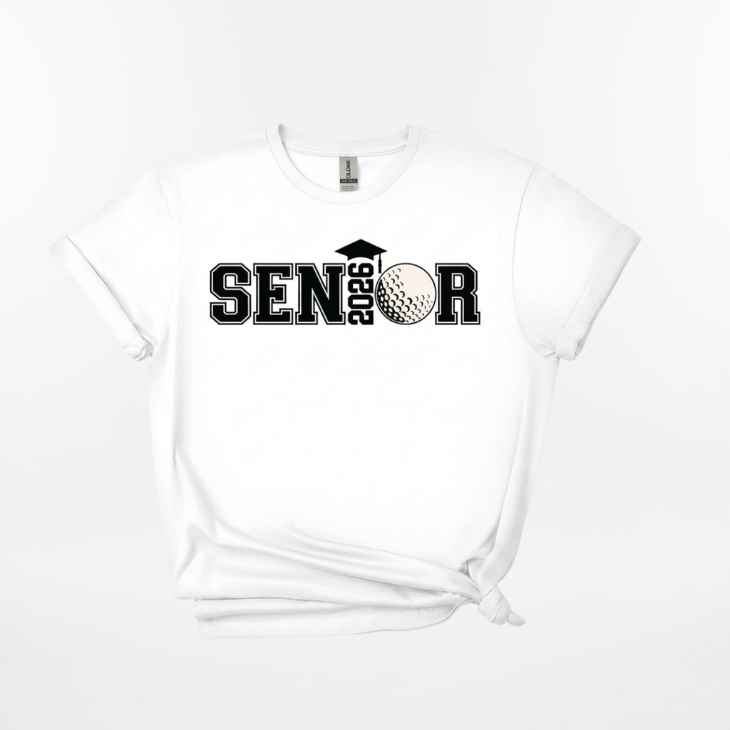 Personalized Senior Golf 2026 Shirt – High School Graduation Tee
