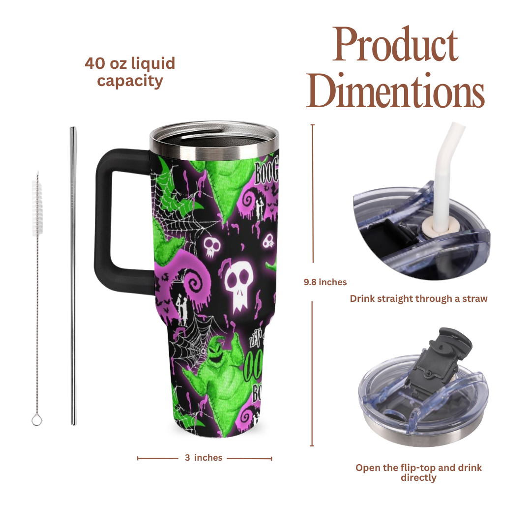 Custom Oogie Boogie 40oz Tumbler – Insulated Stainless Steel Cup