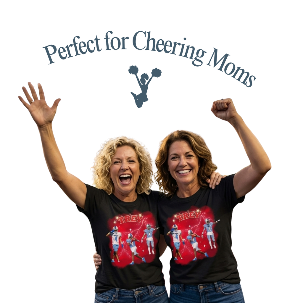 Personalized Football Shirt – Custom Cotton Sports T-Shirt for Kids & Teams