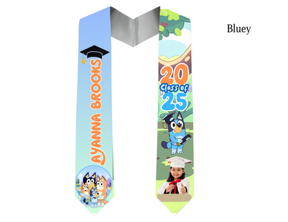 Personalized Graduation Stole - Custom Theme Grad Stole for Class of 2026