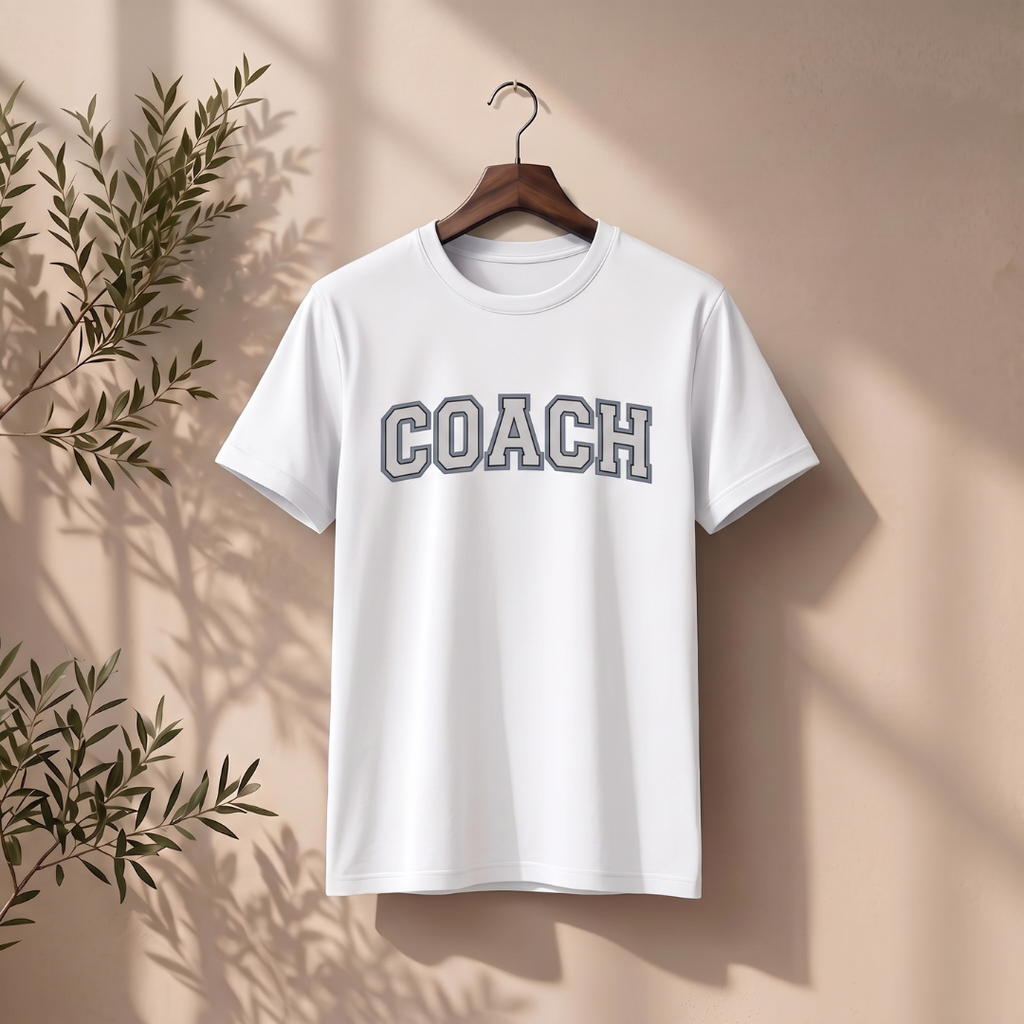 Custom Coach Sports T-Shirt – Personalized Coach Team Shirt