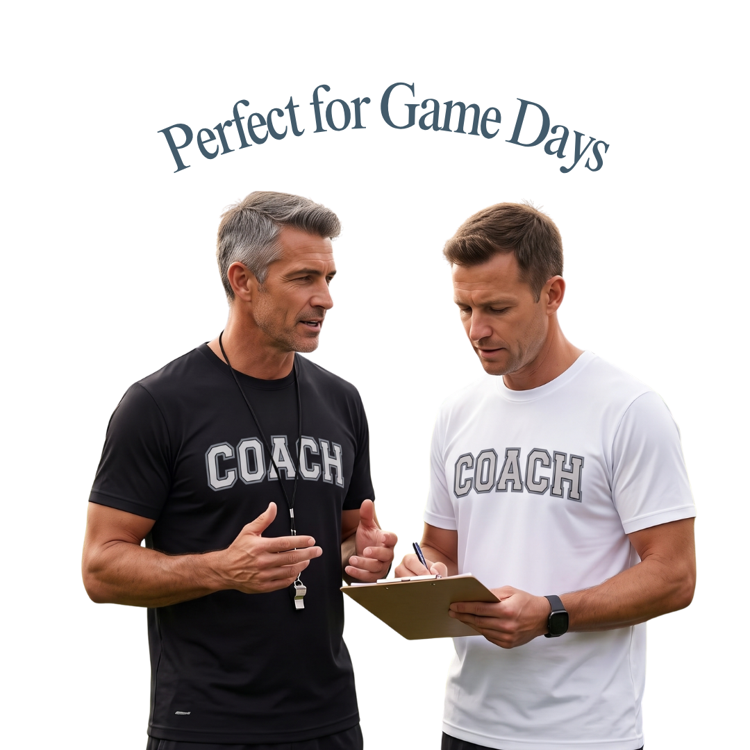 Custom Coach Sports T-Shirt – Personalized Coach Team Shirt