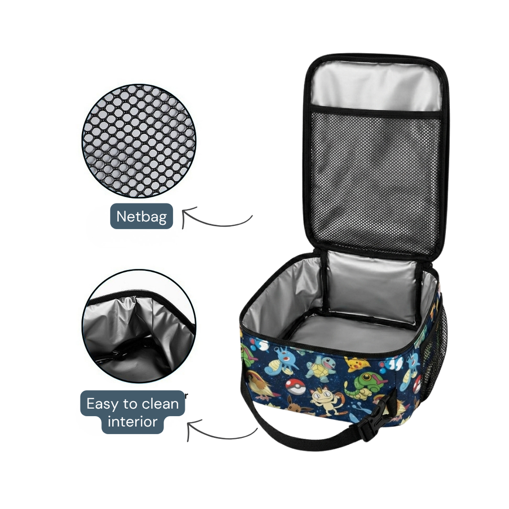 Personalized Pokémon Galaxy Backpack Set for Kids – 3-Piece School Bag Set