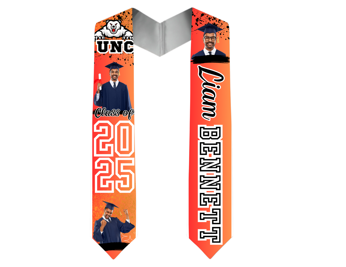 Custom Graduation Stole - Personalized Grad Stole for Class of 2026