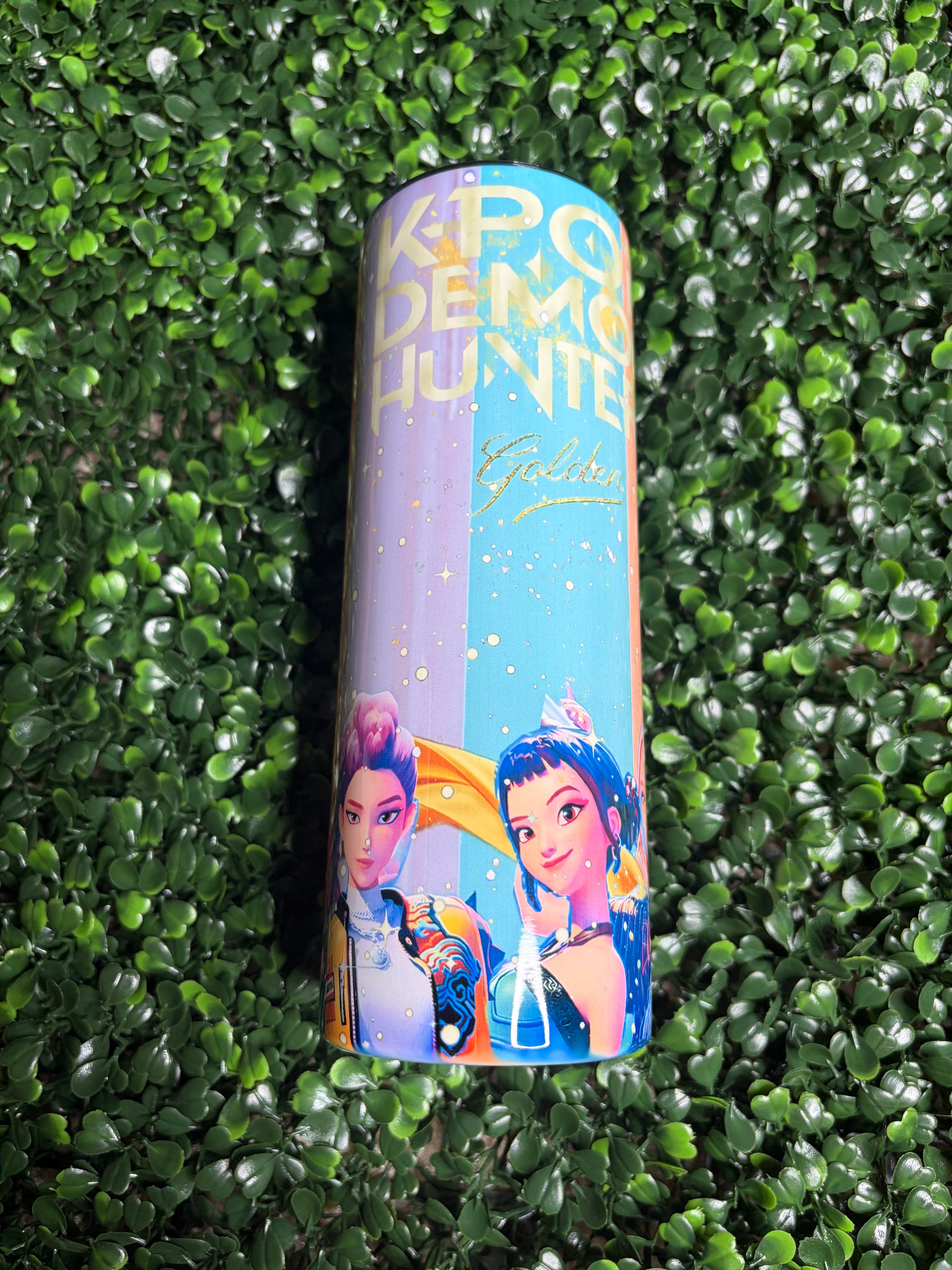 K-Pop Demon Hunter Tumbler | 20oz Colorful Anime Inspired Drinkware for Hot & Cold Beverages