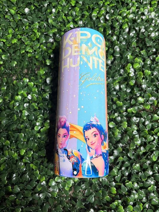 K-Pop Demon Hunter Tumbler | 20oz Colorful Anime Inspired Drinkware for Hot & Cold Beverages