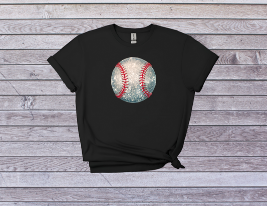 Vintage Baseball T-Shirt - Distressed Baseball Graphic Tee for Sports Fans