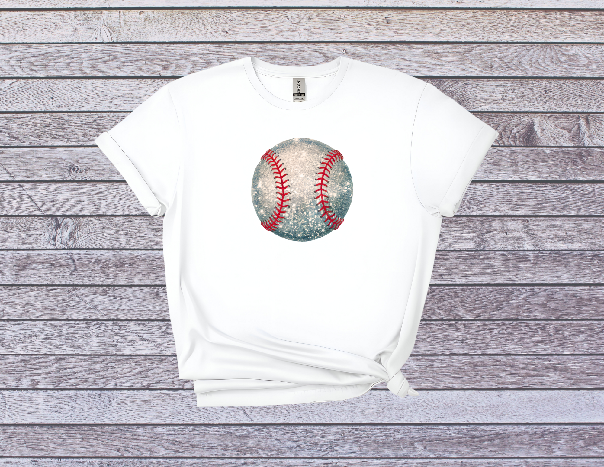 Vintage Baseball T-Shirt - Distressed Baseball Graphic Tee for Sports Fans