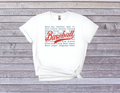 Baseball Word Art T-Shirt - Stylish Graphic Tee for Sports Fans & Players