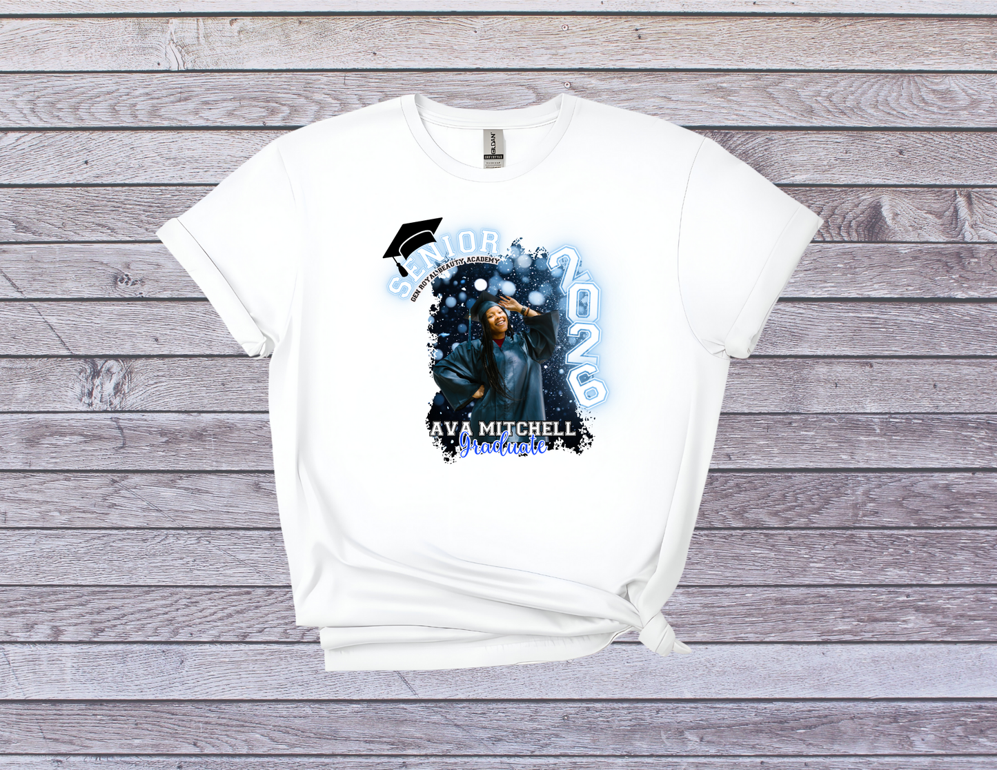 Personalized Senior 2026 Graduation Shirt - Custom Photo & Name