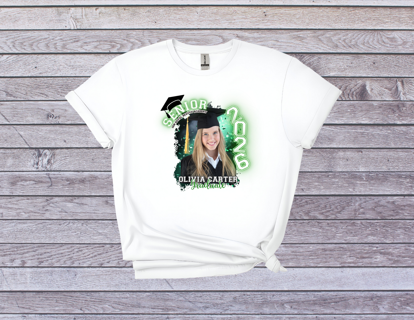 Personalized Senior 2026 Graduation Shirt - Custom Photo & Name