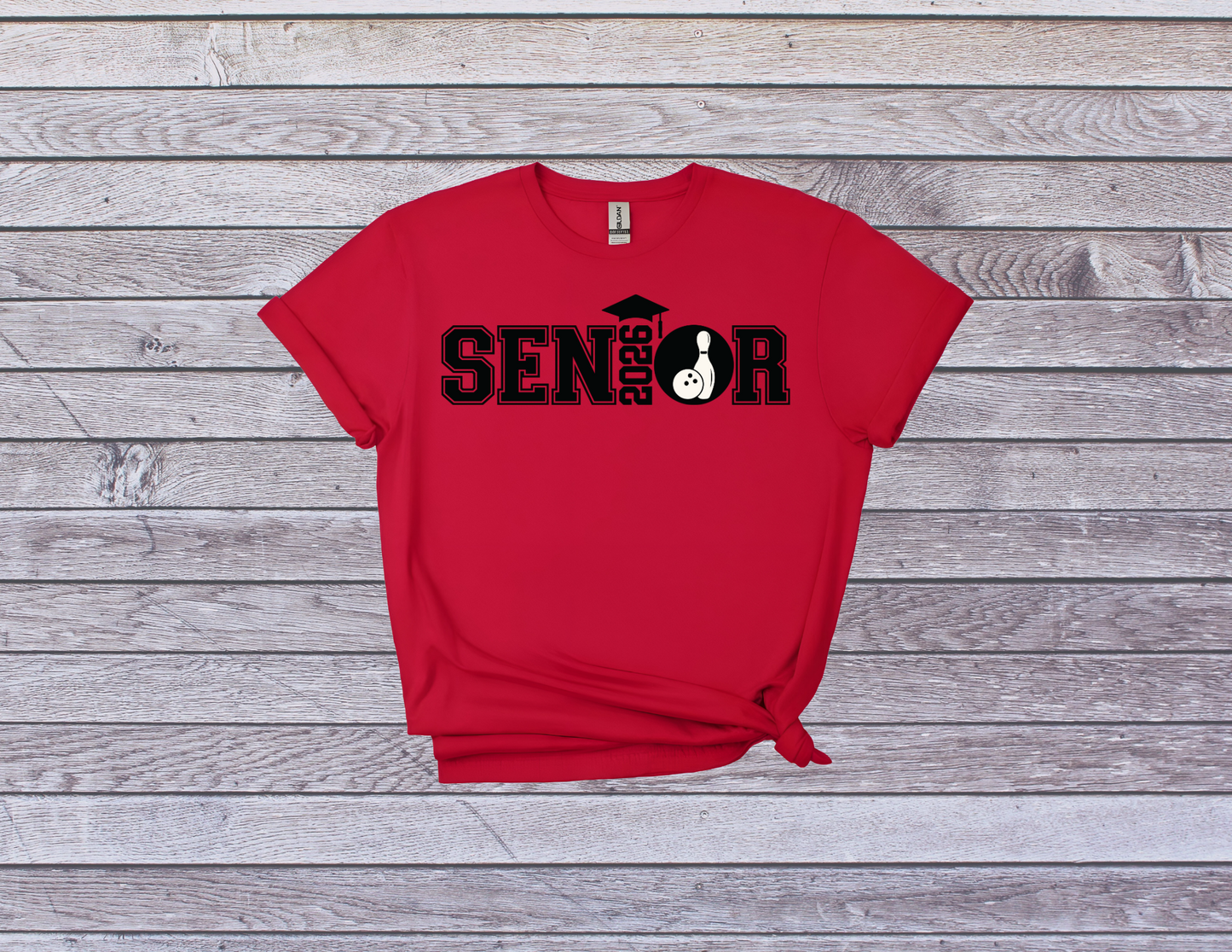 Senior Bowling 2026 Shirt I High School Graduation Tee for Bowlers