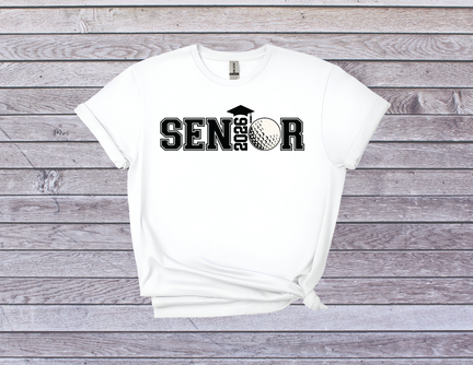 Senior Golf 2026 Shirt I Graduation Tee for High School Golfers