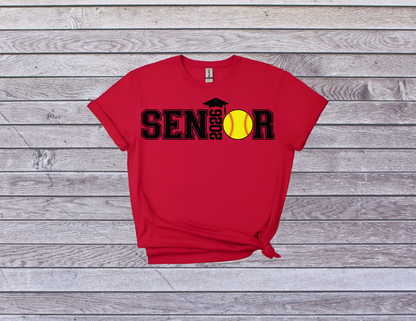 Senior Softball 2026 Shirt I Graduation Tee for Softball Players