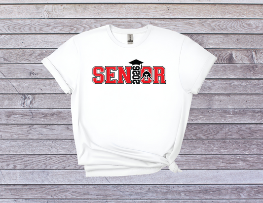 Senior Wrestling 2026 Shirt I Graduation Tee for High School Wrestlers